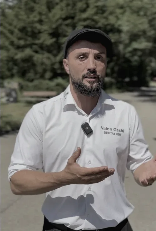 Valon Gashi erklärt den Ablauf
