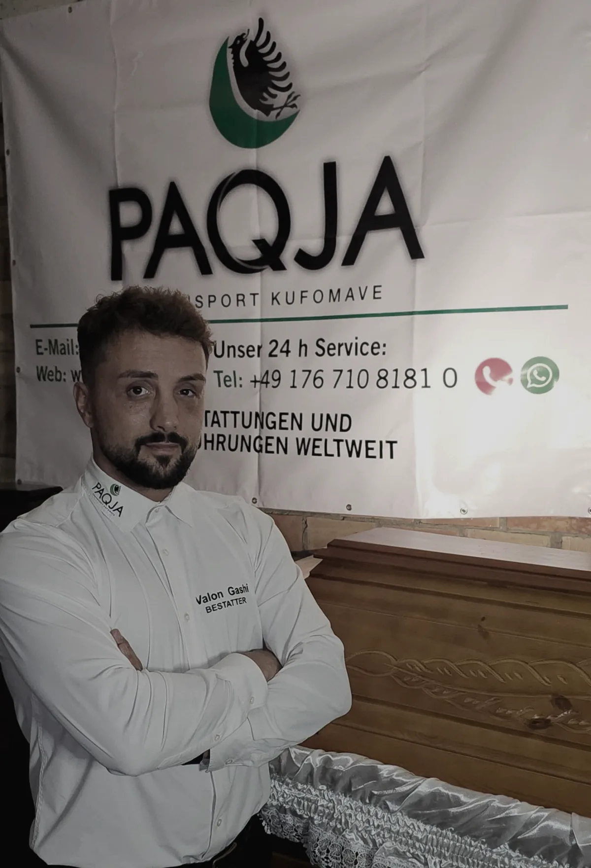 Valon Gashi, Inhaber und Bestatter von PAQJA